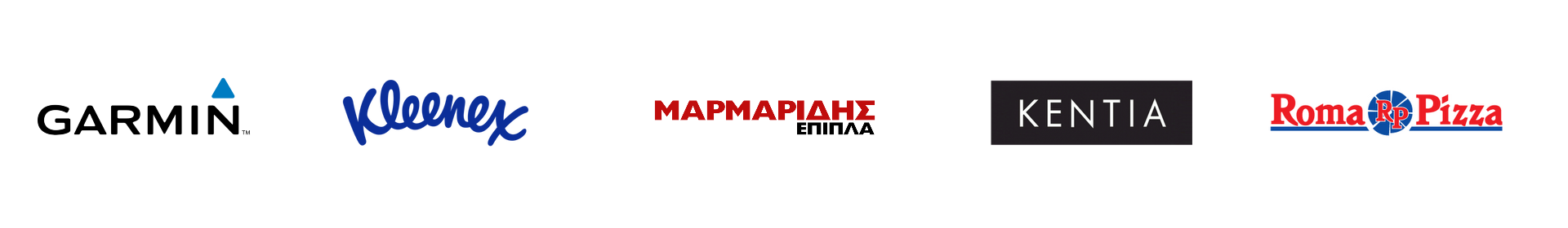 NRG PRODUCTIONS CLIENTS : ΜΑΡΜΑΡΙΔΗΣ, GARMIN, ROMA PIZZA, KLEENEX, ΚΕΝΤΙΑ